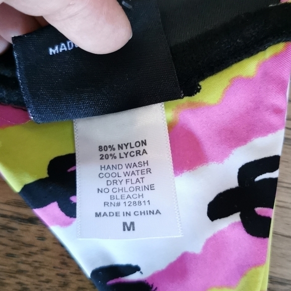 Pacsun Bikini Top Lightly Padded Strapless Medium New - Picture 5 of 5